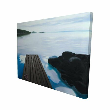 FONDO 16 x 20 in. Evening on the Dock-Print on Canvas FO2790705